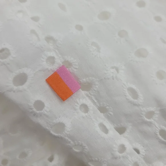 LDT Ashley Off-the-Shoulder ¾ Blouson Sleeve Ruffle Drawstring Tie Waist… - Picture 9 of 10